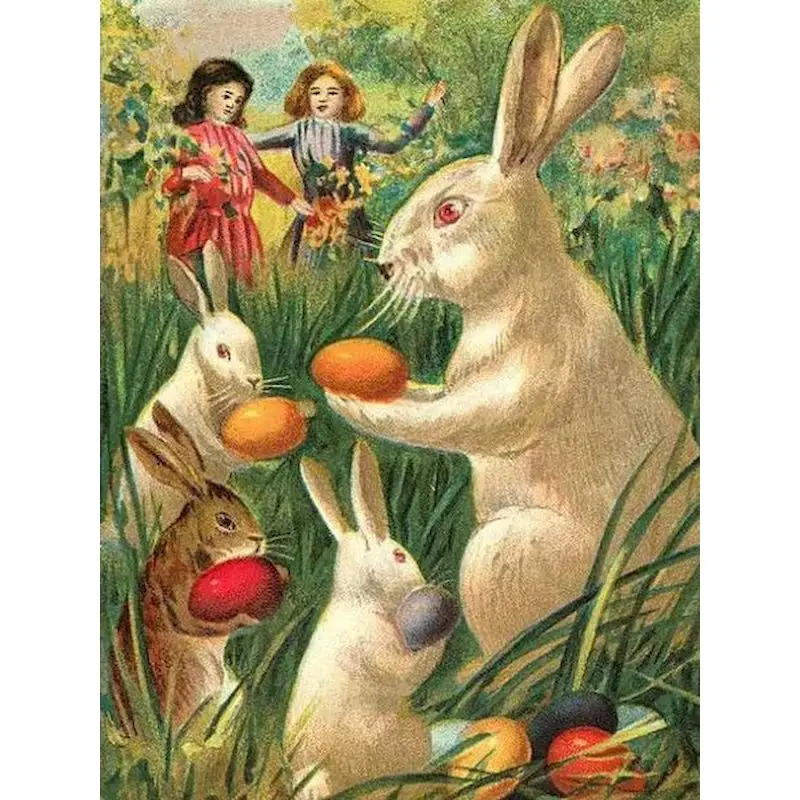 

Rabbit Diy Paints By Numbers Animals Picture Oil Painting By Numbers Kit Coloring By Numbers Acrylic Paint For Home Decor Art