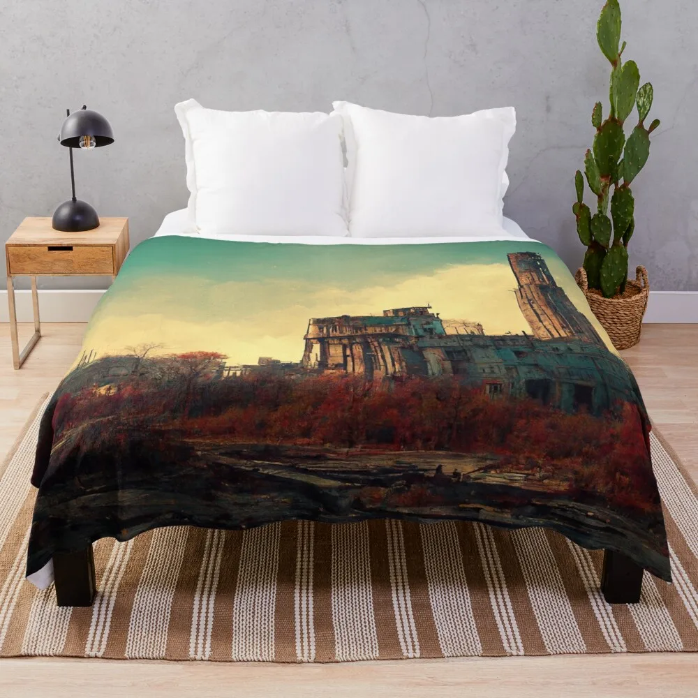 

Пушистое одеяло Fallout City в руинах