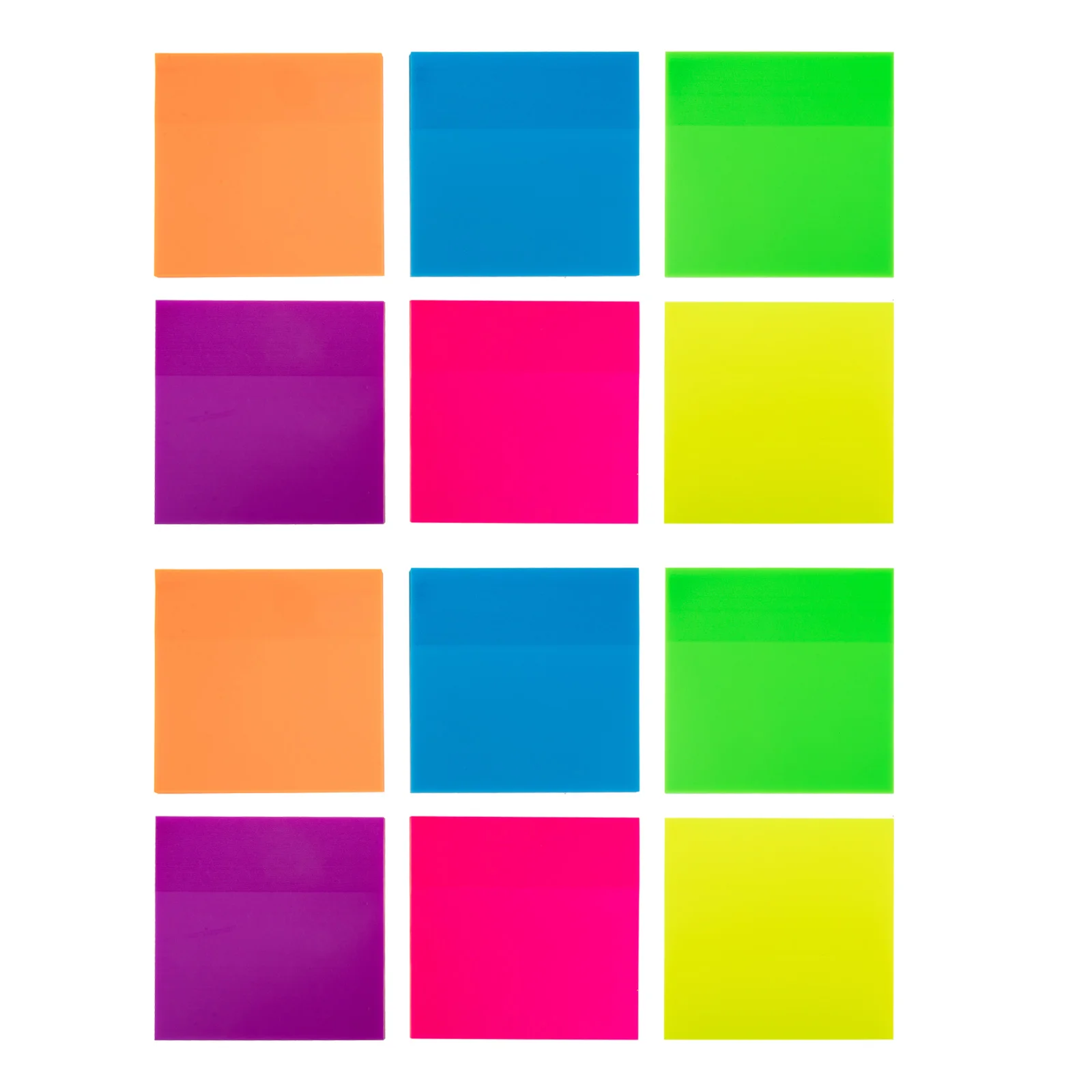 

12 шт. видимые блокноты для записей для студентов портативные блокноты для записей пластиковые Стикеры для записей