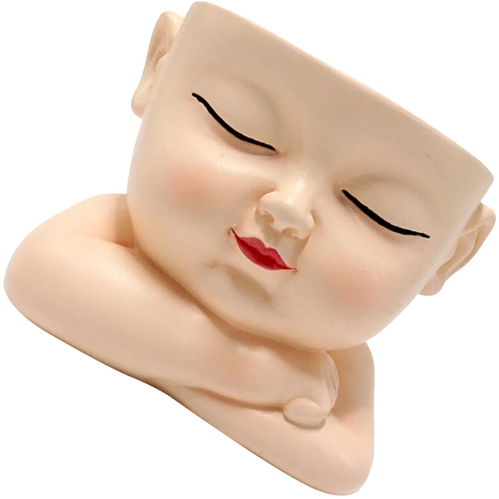 

Cartoon Face Flowerpot Succulents Flowerpot Face Shaped Growing Container