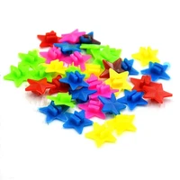 36pcs colorful safety kids clip bicycle round multi color love heart stars wheel bike accessories decoration bead spoke beads