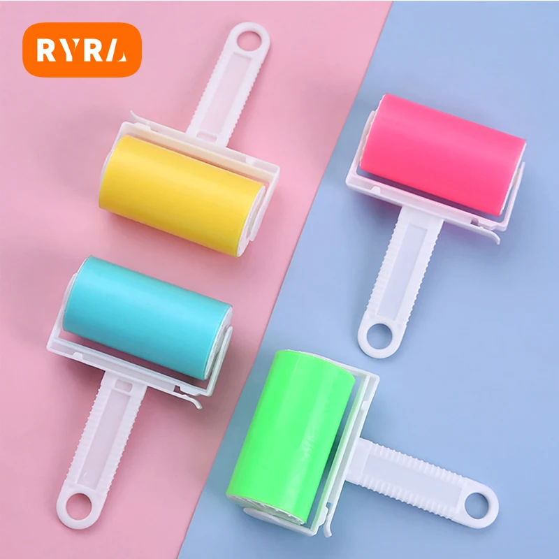 

Липкий ролик для одежды, многоразовое средство для удаления ворса с одежды, пеллетка для удаления волос, для кошек и собак, пылесборник, бытовая Чистка