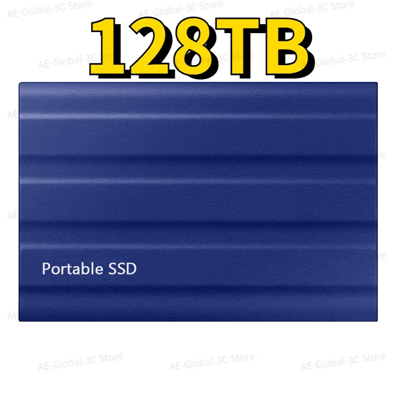 External Hard Drives Portable SSD 4TB 8TB 128TB Solid State Drive USB3.0 Data Storage Devices Discks for PC Desktop Laptop