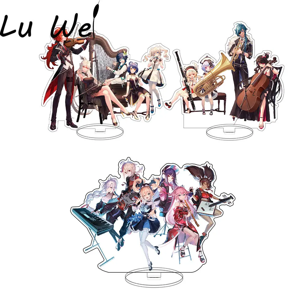 

Anime Figure Genshin Impact Diluc Venti Genshin Concert Melodies of An Endless Journey Mondstadt Acrylic Stand Model Fans Gifts