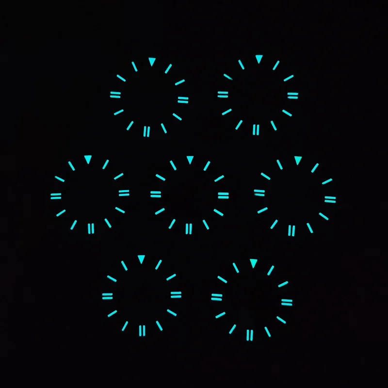 Oyster Watch Perpetual Dial Sterile 28.5mm For NH35 Miyota8215 ETA2836 Movement Custom Logo Men Watch Dials Blue Luminous Cases