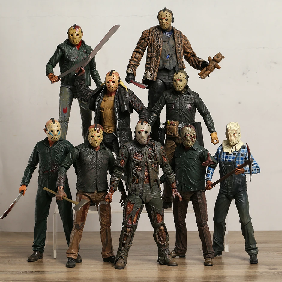 

NECA Ужасный фильм Джейсон Коллекционная экшн-фигурка Модель Кукла декоративная игрушка