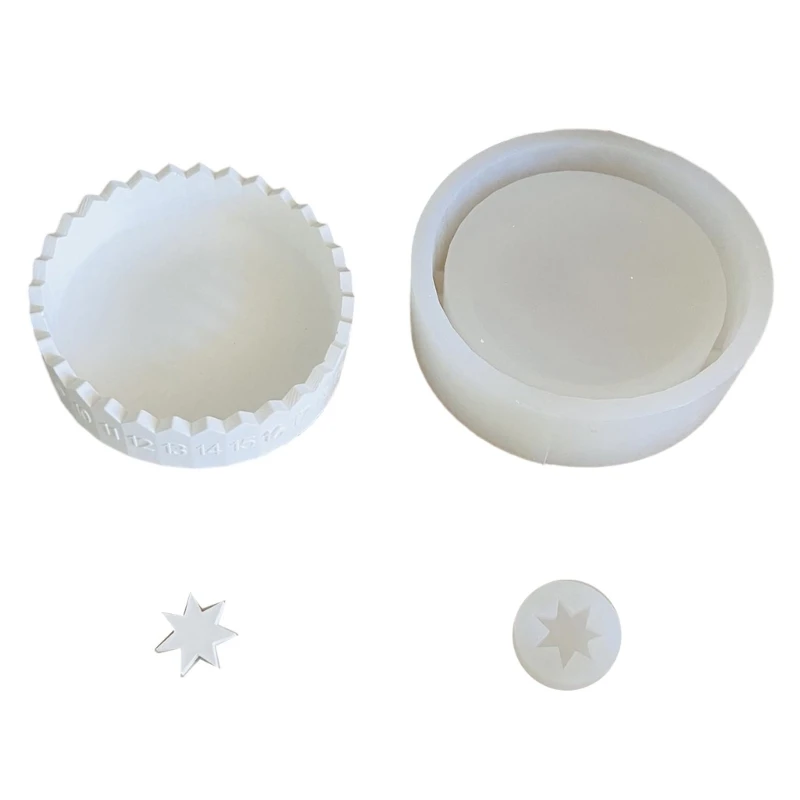 Многоразовая силиконовая форма для выпечки термостойкая круглая рождественских