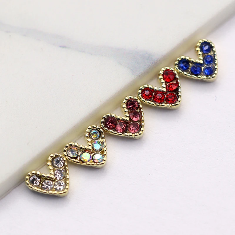 

10pcs Nail Art Pearls Jewelry Rhinestones Dancing Girls Flowers With Gold Silver Alloy For Nail Tips Beauty
