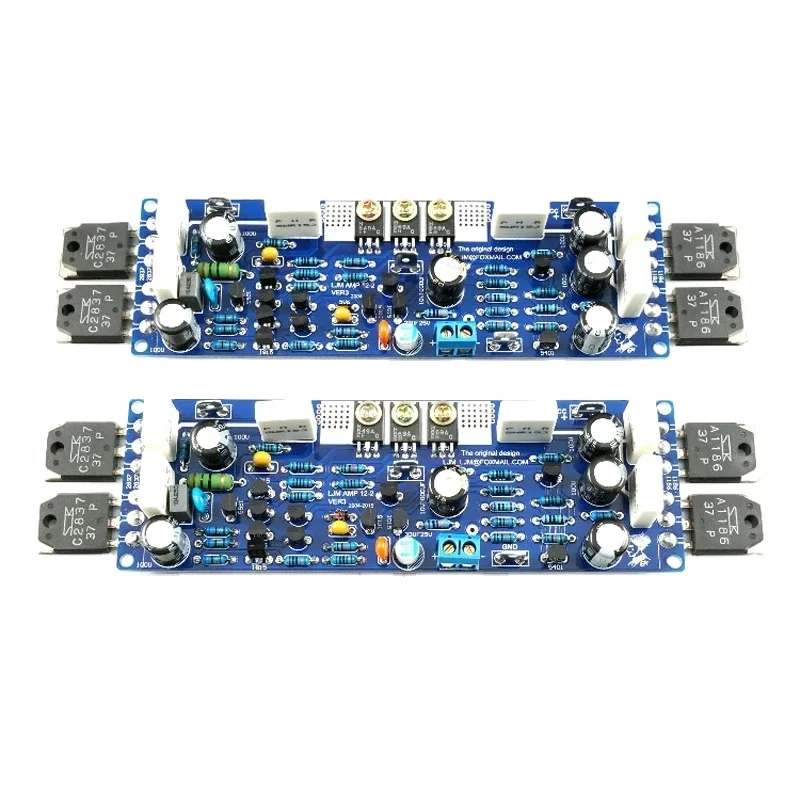 

2PCS Audio L12-2 Power Amplifier Kit 2 Channel low Distortion Classic AMP DIY Kit Finished Board