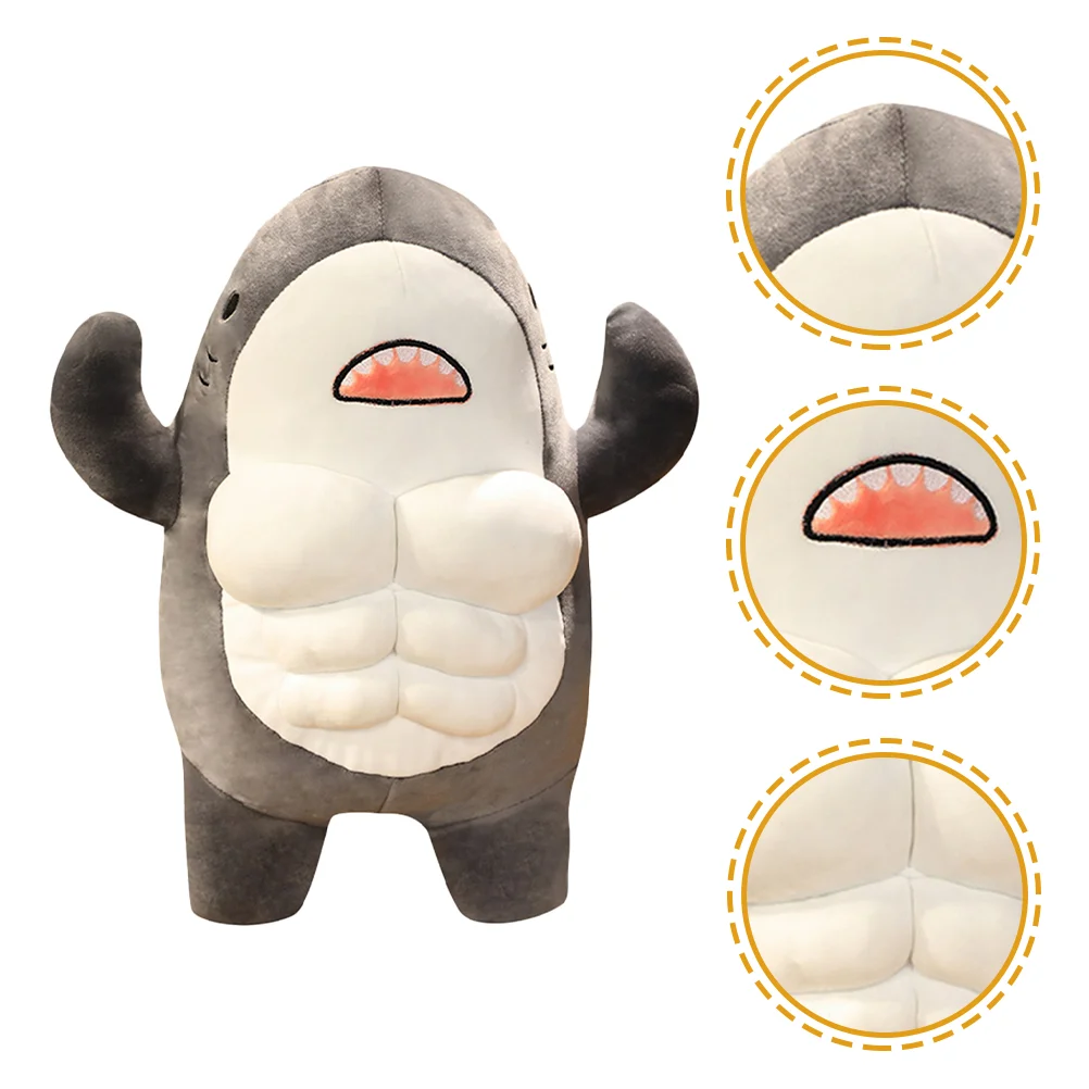 

Stuffed Animal Shark Adorable Cartoon Toy Kids Room Children Toys Comfortable Sofa Decor Animals