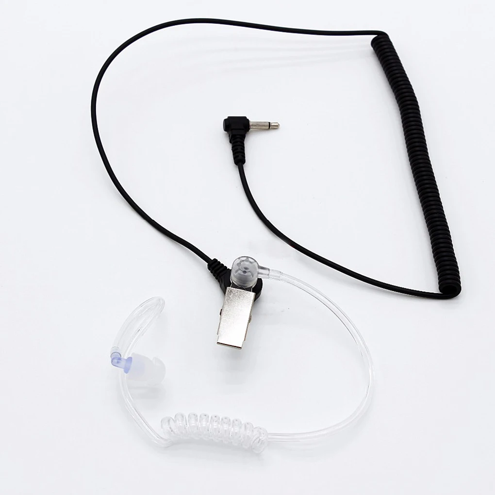 

Receive Earpiece 3.5mm Stretchy Flexible External Headset Portable Professional Wearable Replacement Microphone Accessory