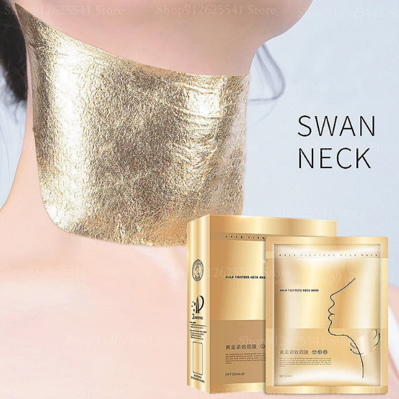 

10Pcs Niacinamide Neck Cream Removing Neck Wrinkle Mask Lifting Removing Blackness Golden Neck Mask Anti-aging Whitening Skin