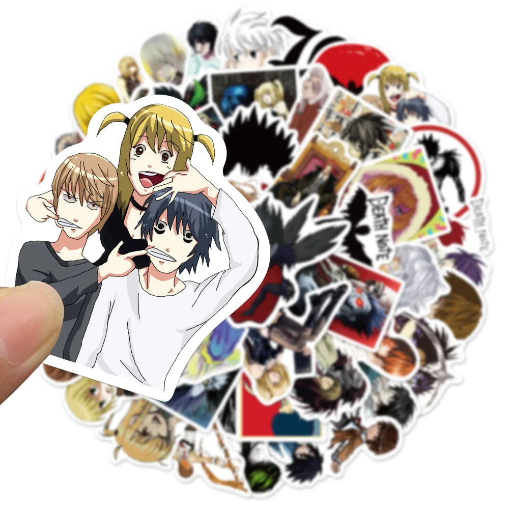 

50 Non-repeating Classic Anime Death Note Death Note Graffiti Stickers Suitcase Mobile Phone Waterproof Stickers