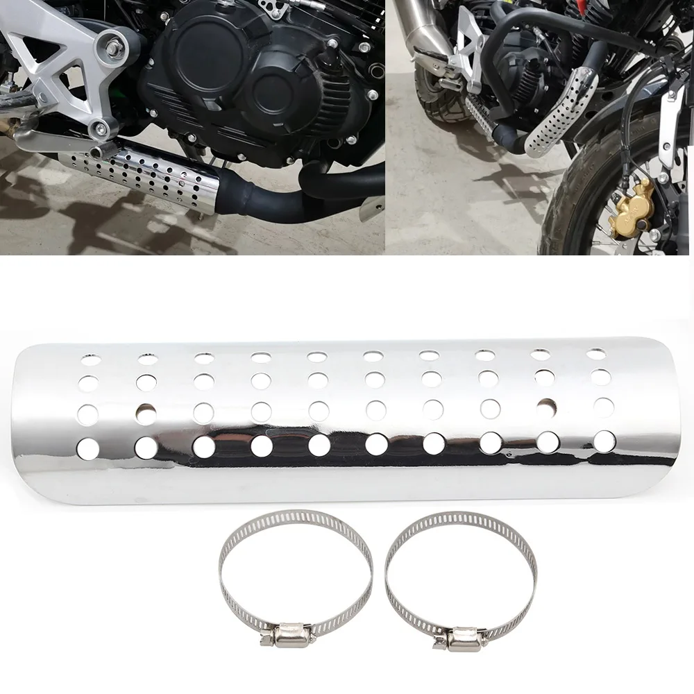 

Универсальные защитные накладки на выхлопную трубу мотоцикла, защита от ожогов, защитный чехол для Harley Honda Yamaha Moto, аксессуары, новинка