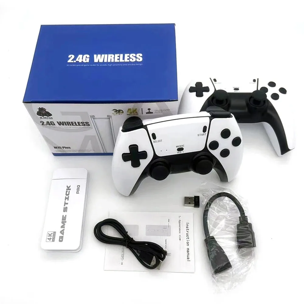 23 игровых симулятора M15 ULTRA, игровая консоль для ТВ с функцией Plug and Play, более 50000 предустановленных 2D и 3D классических игр, беспроводные двойные геймпады. (art.: 3920dbca1ac7c) - 3920dbca1ac7c