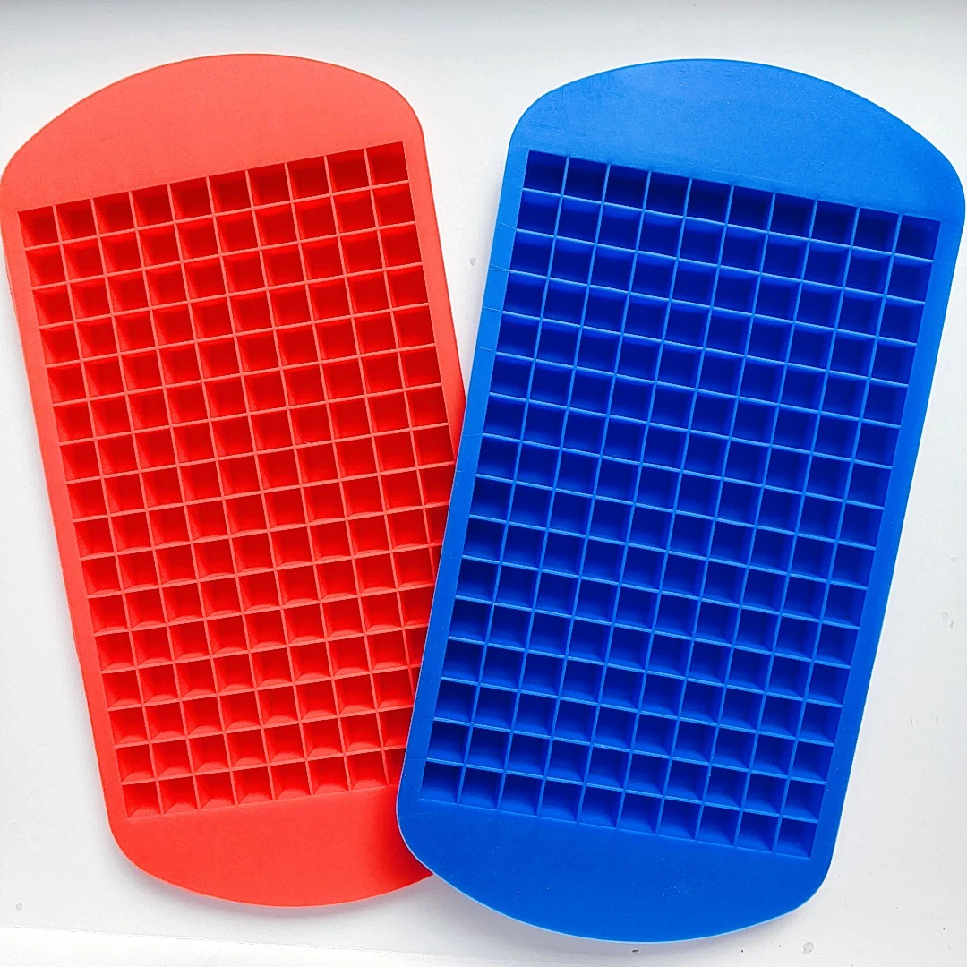 

Silicone Mini Ice Trays Grids Small Ice Molds Tiny Ice Trays For Bars Restaurants Ice Make Foldable Home Silicone Mold Accessory