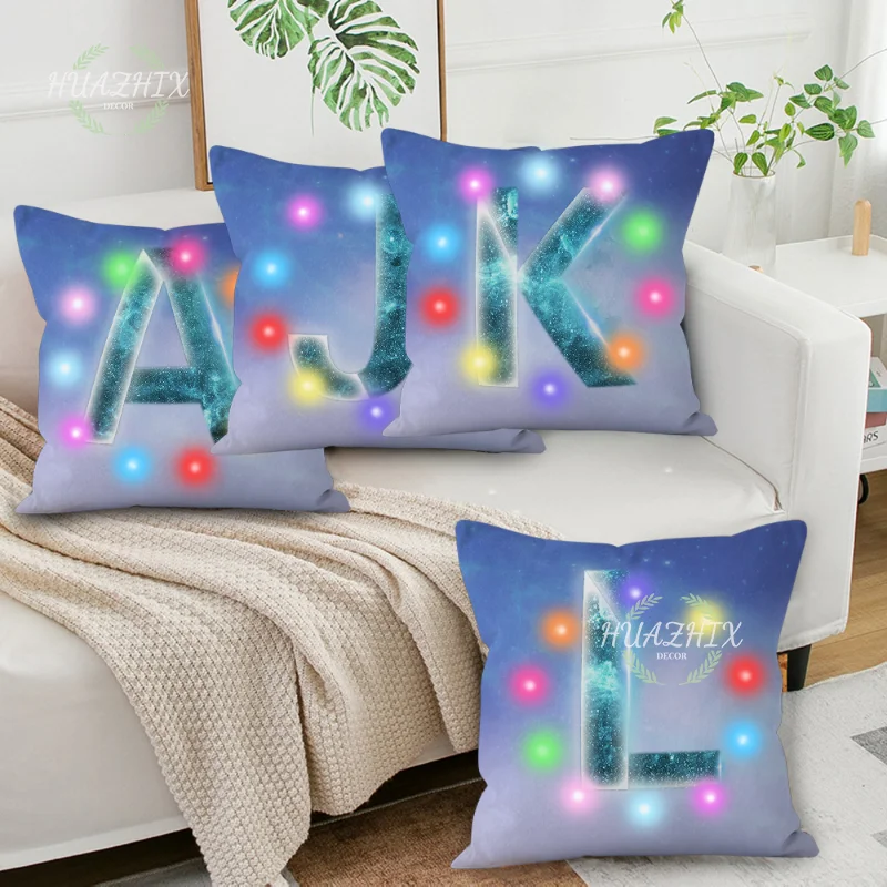 

Настраиваемый чехол для диванной подушки, синее звездное небо