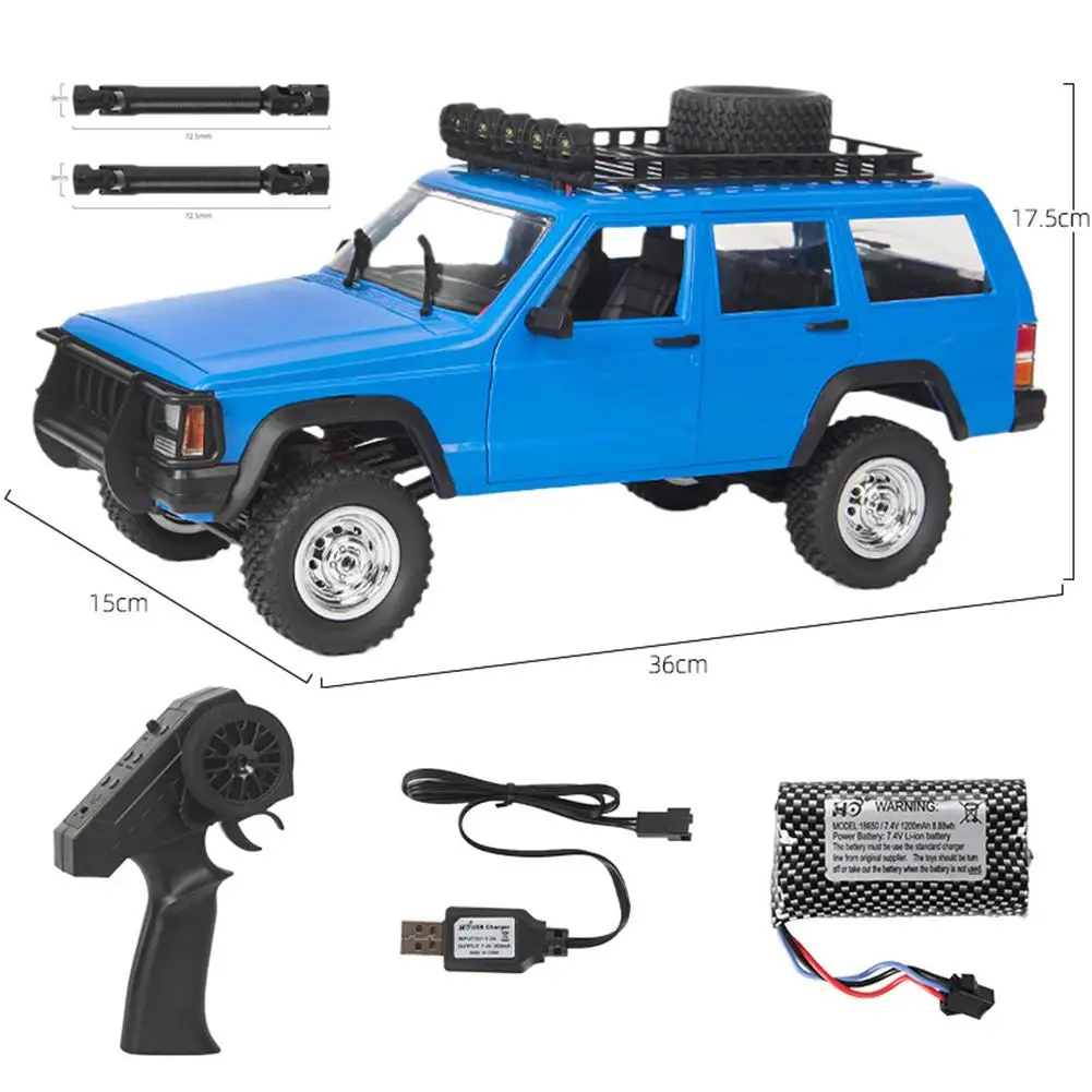 Mn78 Full Scale Remote Control Car Modified Metal Drive Shaft Model Toy Climbing Off-road Remote Control Vehicle Toys For Boys