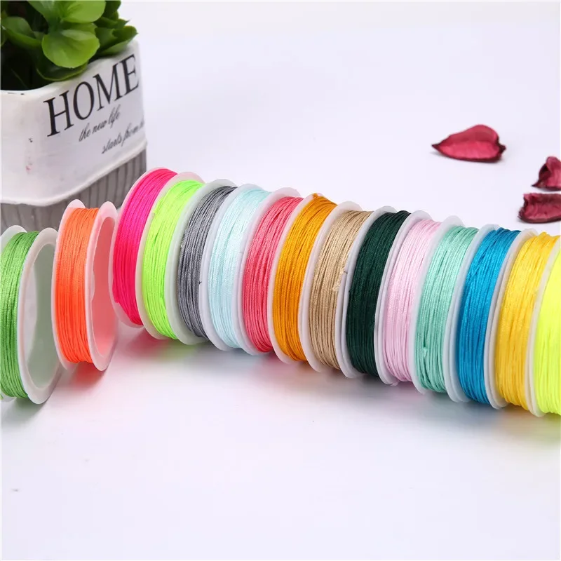 Нить для бисера ручной работы сделай сам длина 10 метров нефрит 72 красная нить