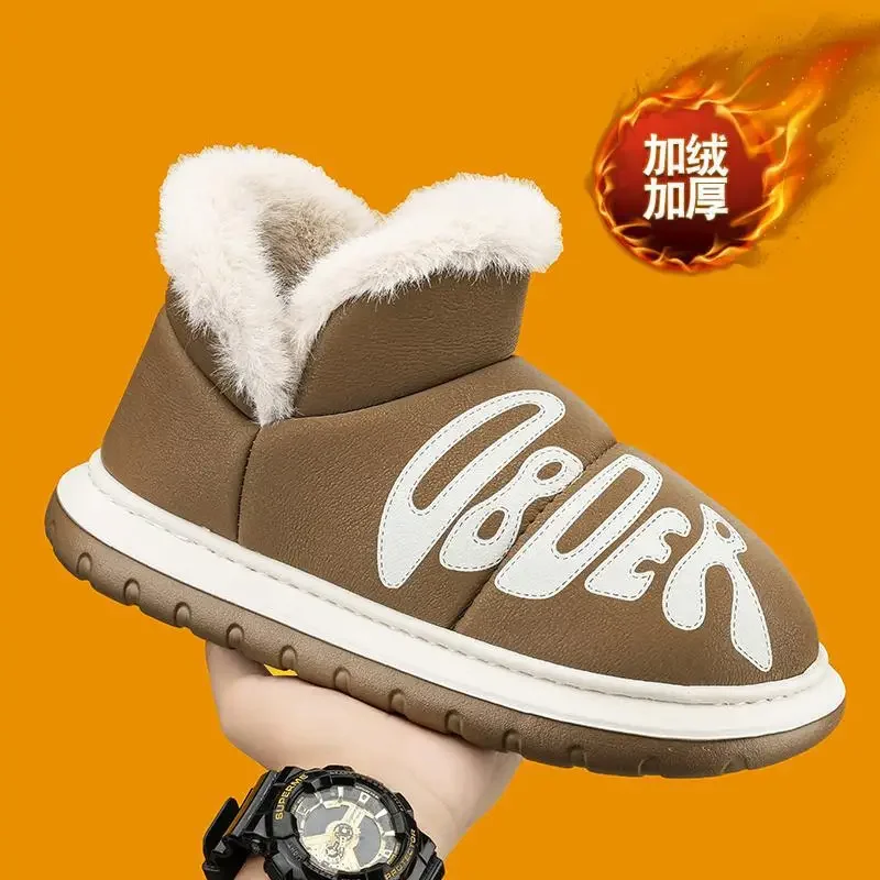 

Men's Shoes Winter Cotton Shoes Fleece-lined Warm High-Top Ermian Shoes Men's Dr. Tide Tooling Snow Boots