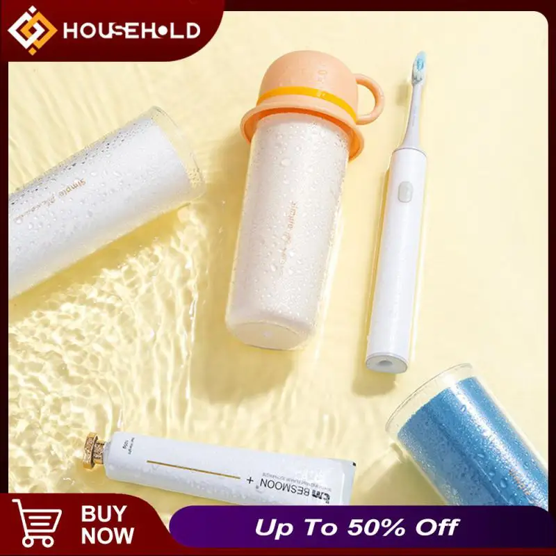 

Toothbrush Cup Business Trip Three In One Cylinder Lightweight And Convenient Food Contact Grade Material Travel Wash Cup