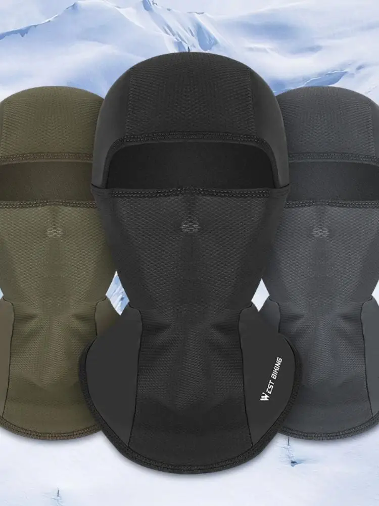 

Men'S Outdoor Riding Balaclava Mask Scarf Skiing Full Face Mask Windproof Neck Head Warm Liner Sports Helmet
