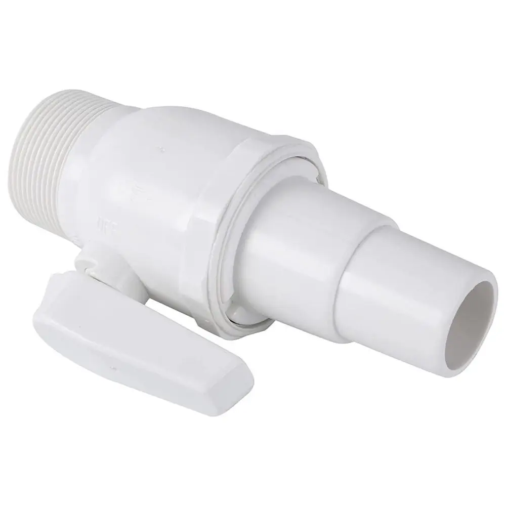 

2 Way Pool Ball Valve Fittings Non-Corrosive Shut Off Valve Pool Hose Adapter Pool Filter Valve for Hayward SP0729 Econoline