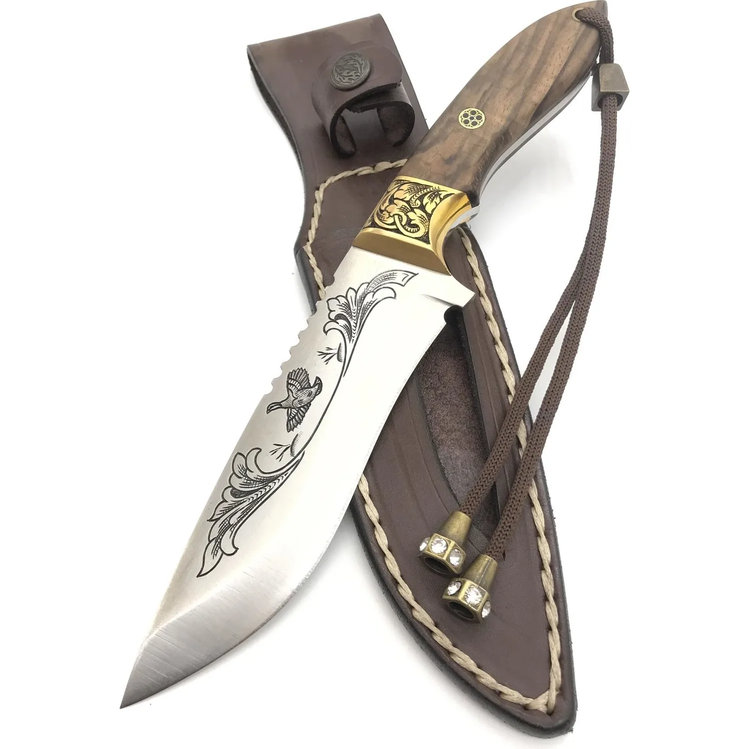 

Нож для кемпинга BOHLER N690 TK35 с гравировкой и вышивкой