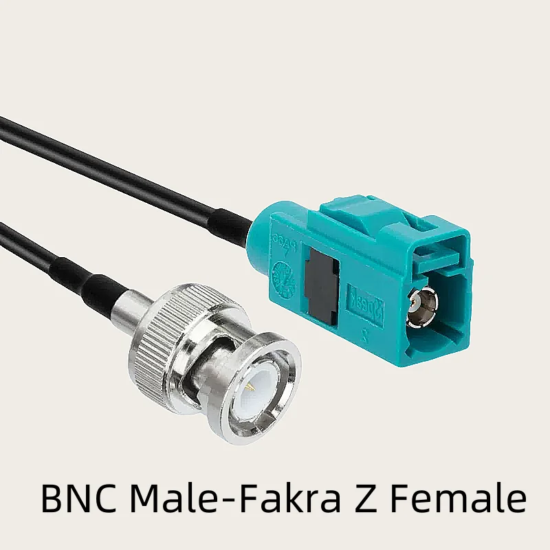 Фото Кабель-адаптер Fakra-Z (гнездо) на SMB/BNC/TNC/UHF/M/N/F (штекер/гнездо) для GPS-антенн, RG174 №5
