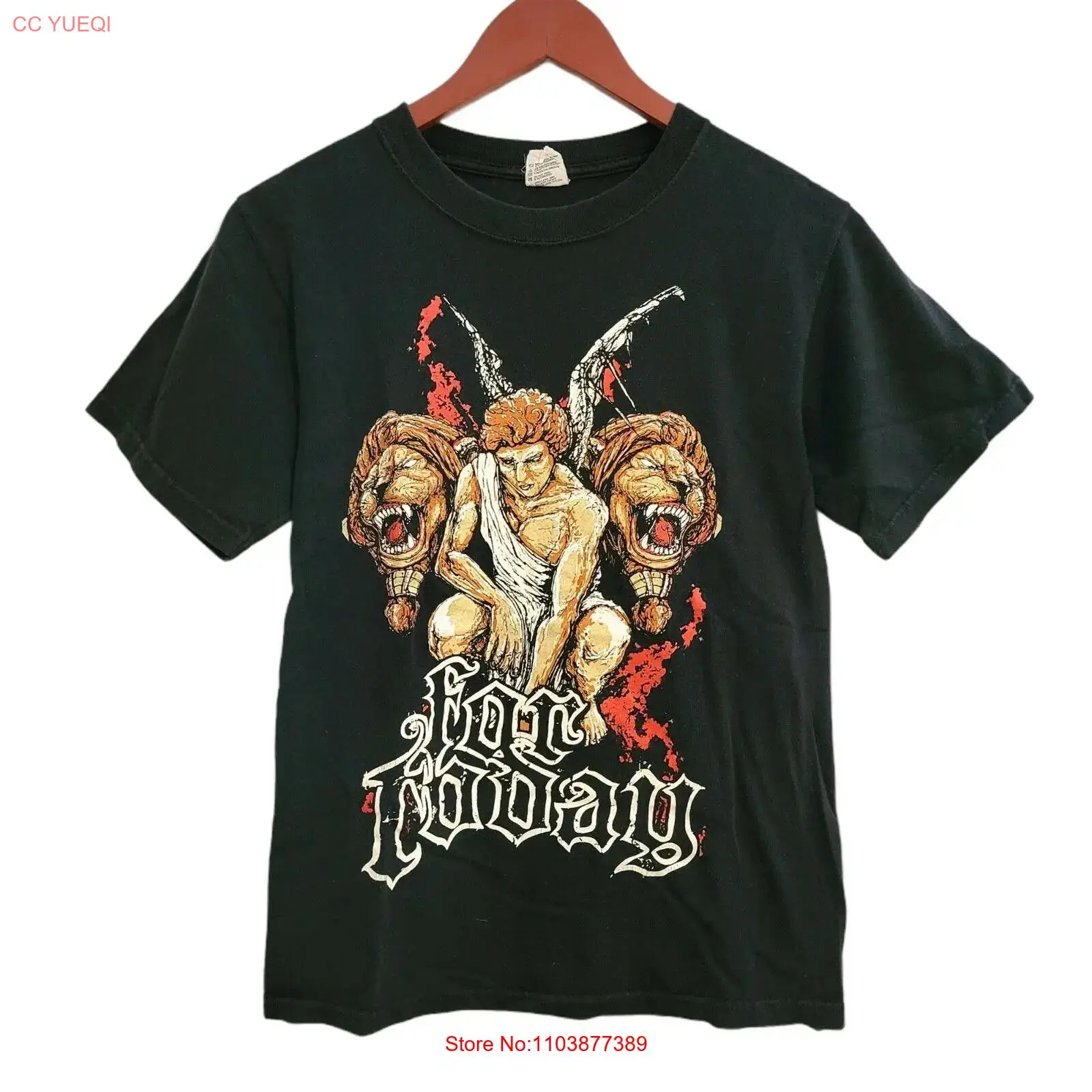 Винтажная футболка с длинным или коротким рукавом в стиле эмо из редкого металла