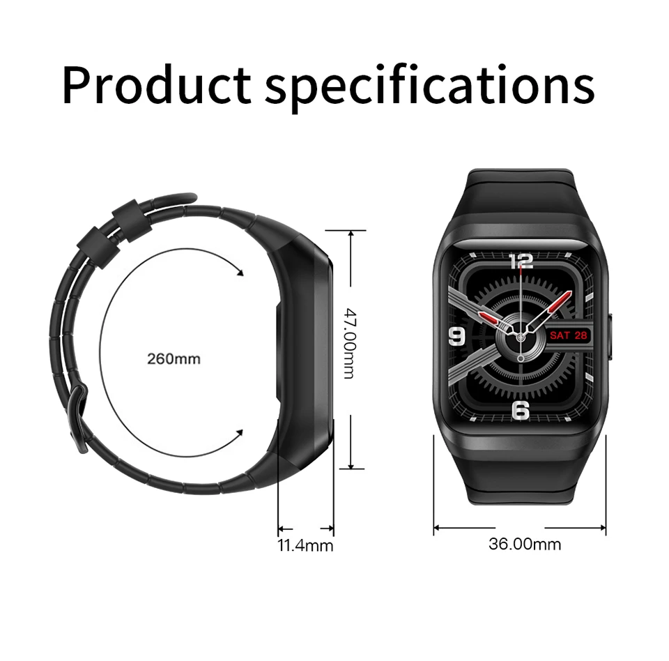 X29 GPS Track Outdoor Smart Watch 1.7 inch For Women Men IP68 Waterproof Multi-Sports Mode Swim Smartwatch 30 Days Long Standby