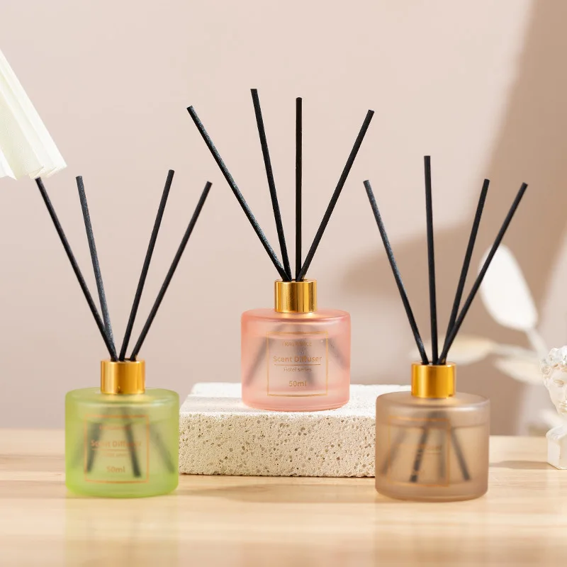 

3 Bottles 50 ML Reed Diffuser Freesia Aromatherapy Air Freshener Long-Lasting Bedroom Deodorizing Bathroom Reed Diffuser