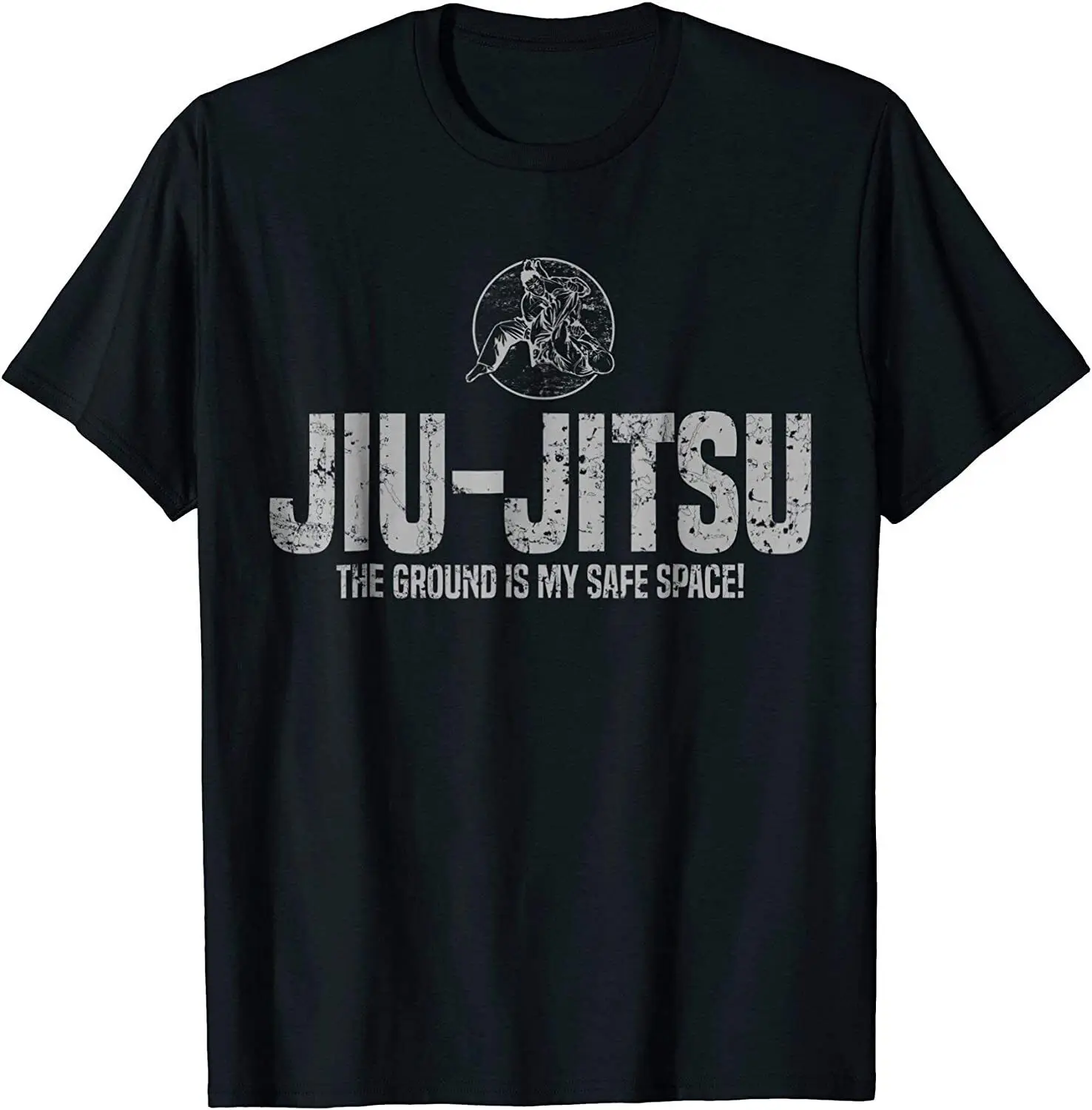 

Jiu Jitsu The Ground Is My O-Neck Cotton T Shirt Men Casual Short Sleeve Tees Tops Harajuku Streetwear