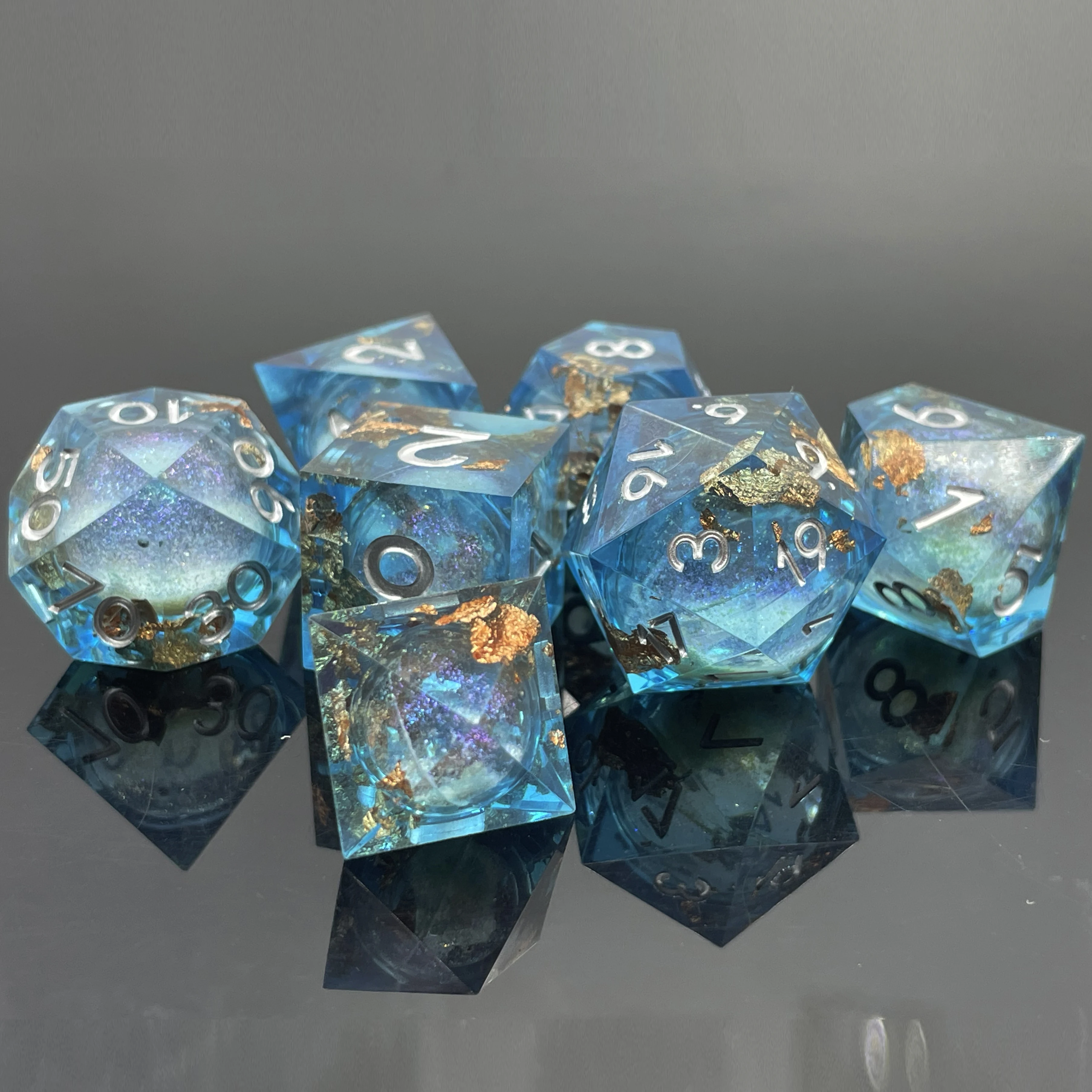 7 шт. многосторонние игральные кости для настольных игр