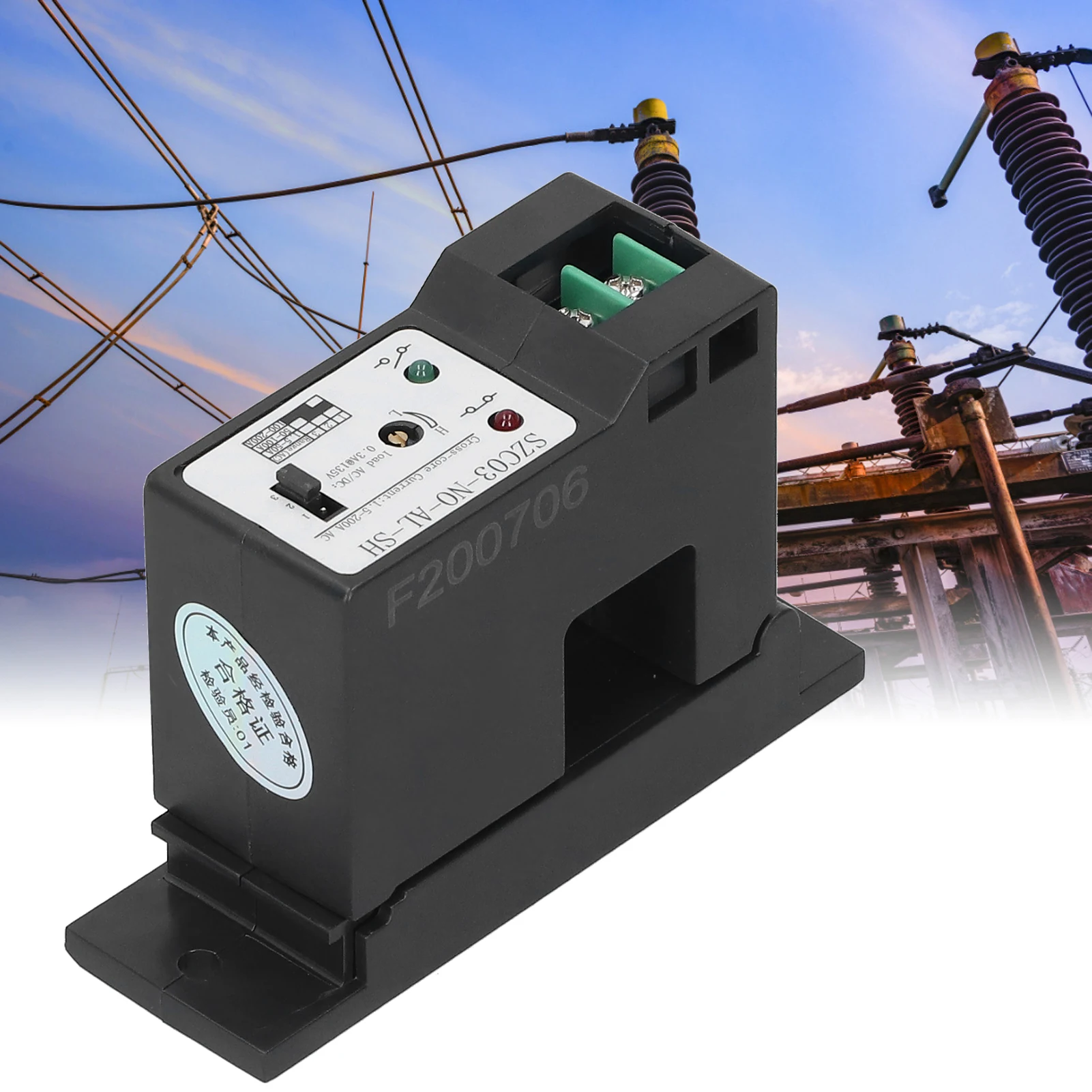 Промышленный Датчик Трансформатора Тока 1 5-200A SZC03-no-al-sh Преобразователь Датчика