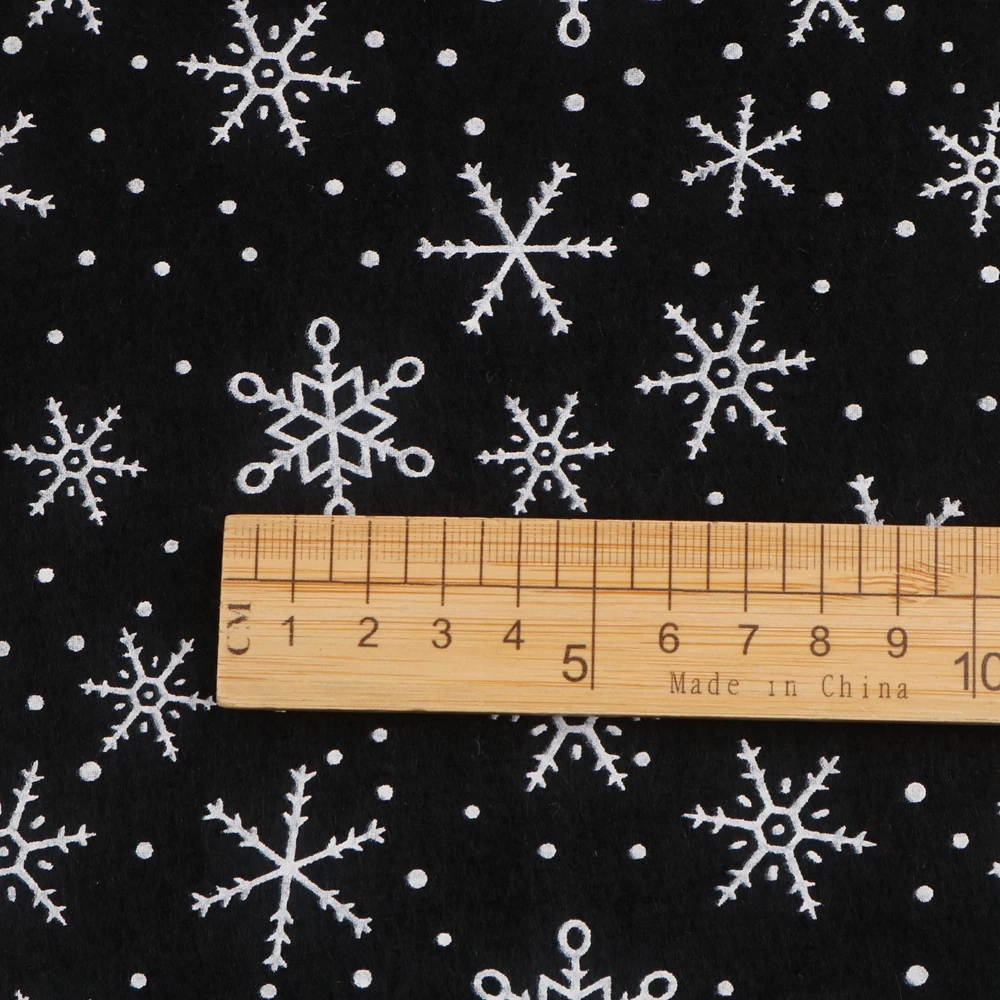 Нетканый полиэфирный фетр с принтом толщиной 1 мм для поделок и изготовления