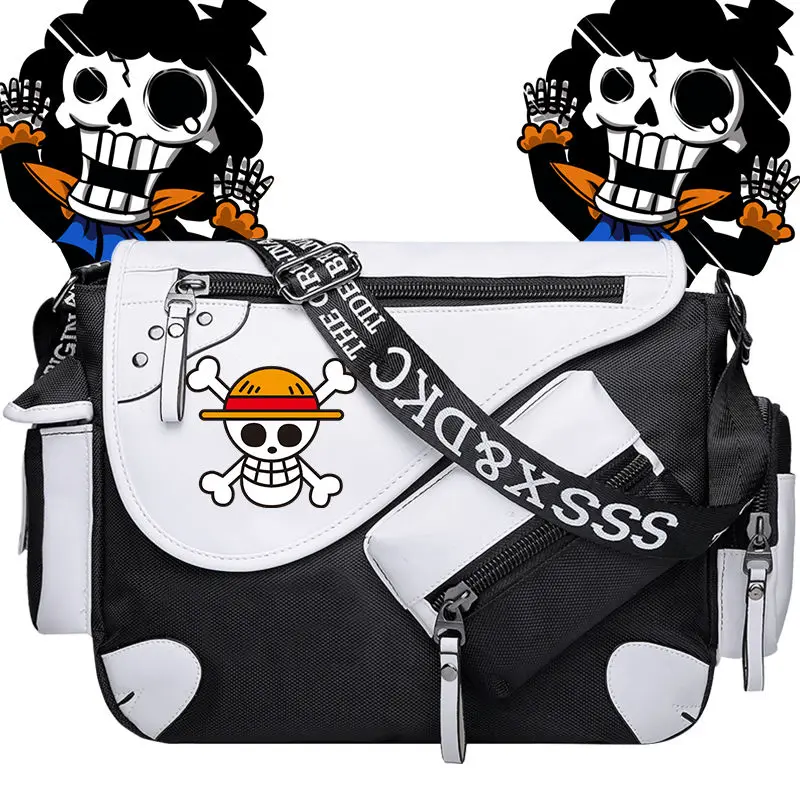 

29 Styles Anime Man Crossbody Bags One Piece Luffy Messenger Bag Cartoon Son Goku Sasuke Sharingan Uzumaki Naruto Shoulder Bag