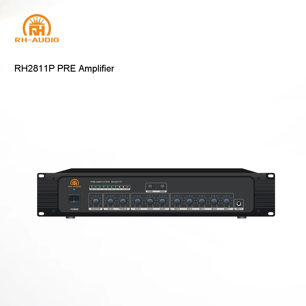 

RH-AUDIO Public Address Pre Amplifier With Built In Chime And Siren Circuit