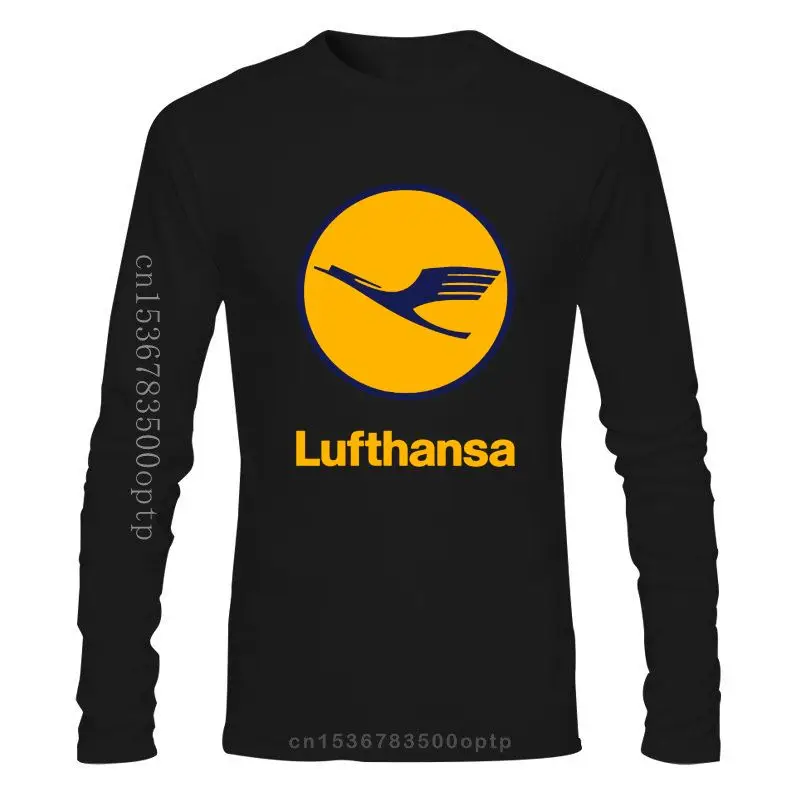 

Новинка 2022, мужская одежда Lufthansa Airline 3, черная футболка