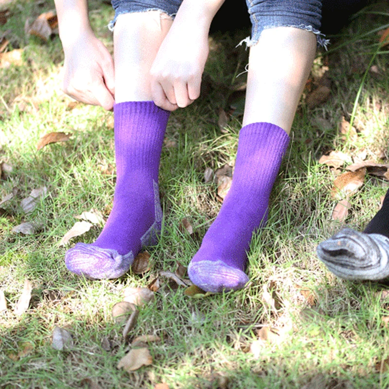 3Pairs/lot 2022 New Winter Brand Women Cotton Socks Quick-drying Print Thick Warm Thermal Socks Absorbent Female Terry Socks