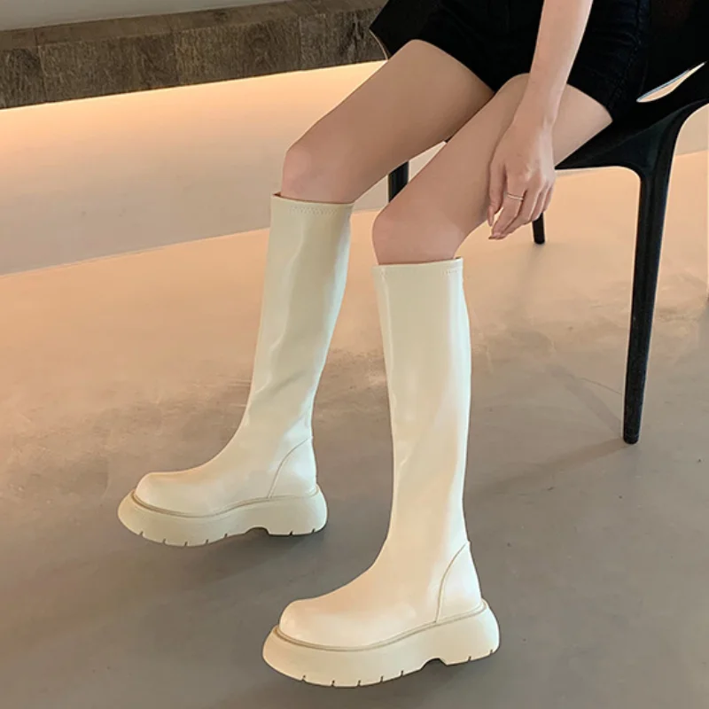 Women's Boots Autumn Fashionable and Handsome But Knee-high Boots Three Styles Optional Women's Shoes Botas Mujer Boots Women