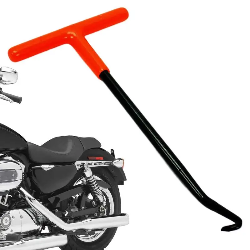 

Инструмент для пружины мотоцикла, прочный металлический резиновый пружинный Съемник с T-образной ручкой, безопасный многофункциональный, не выцветает, удобный захват