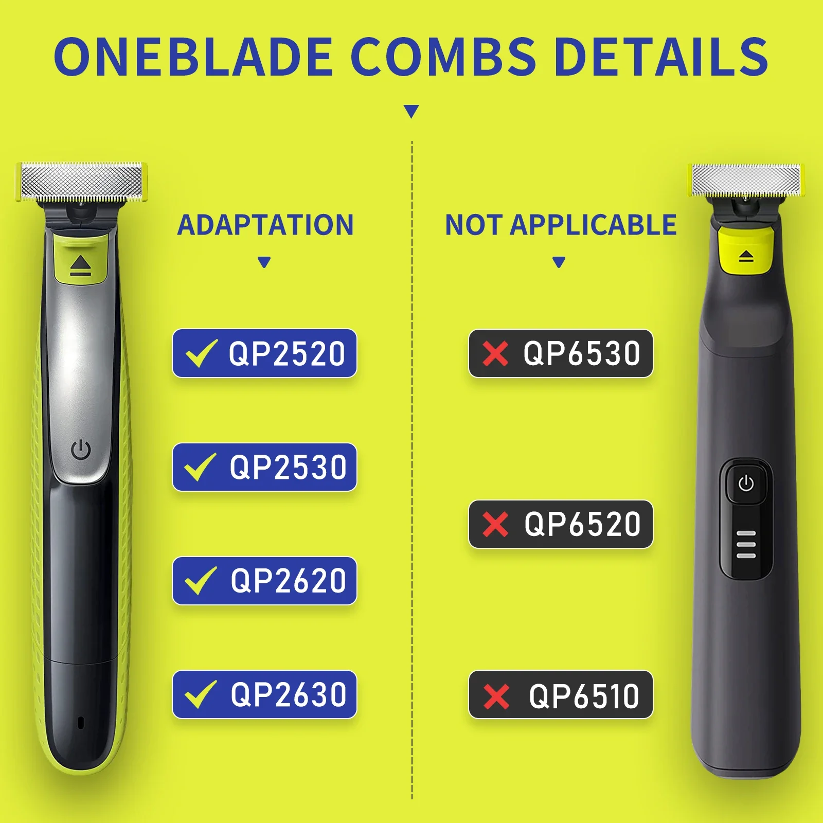 Комбинезон Yinke Guide для Philips One Blade QP2520 QP2530 QP2620 машинки стрижки волос на лице сменный