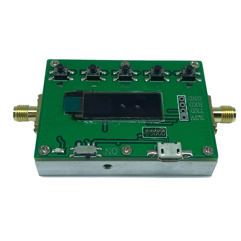 

6G Digital Program-Controlled Attenuator 30DB Step 0.25DB OLED Display CNC Shell