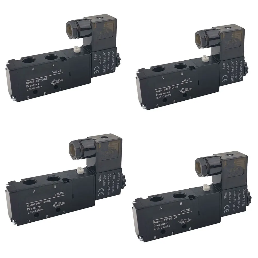 

1 шт., Пневматический электромагнитный клапан 0,15-МПа, 24 В переменного тока