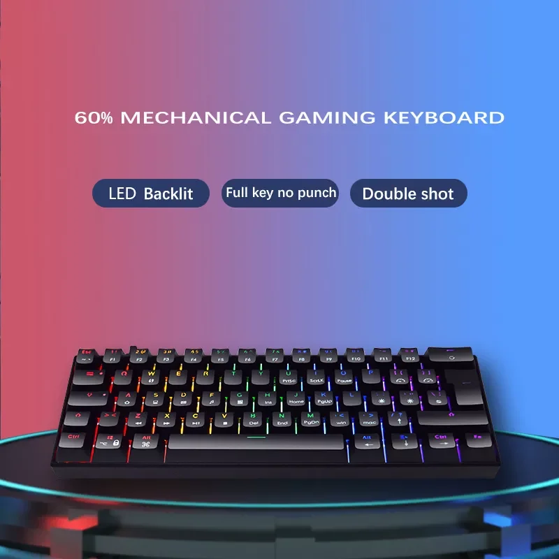 

Механическая игровая клавиатура с поддержкой WIN MAC Os