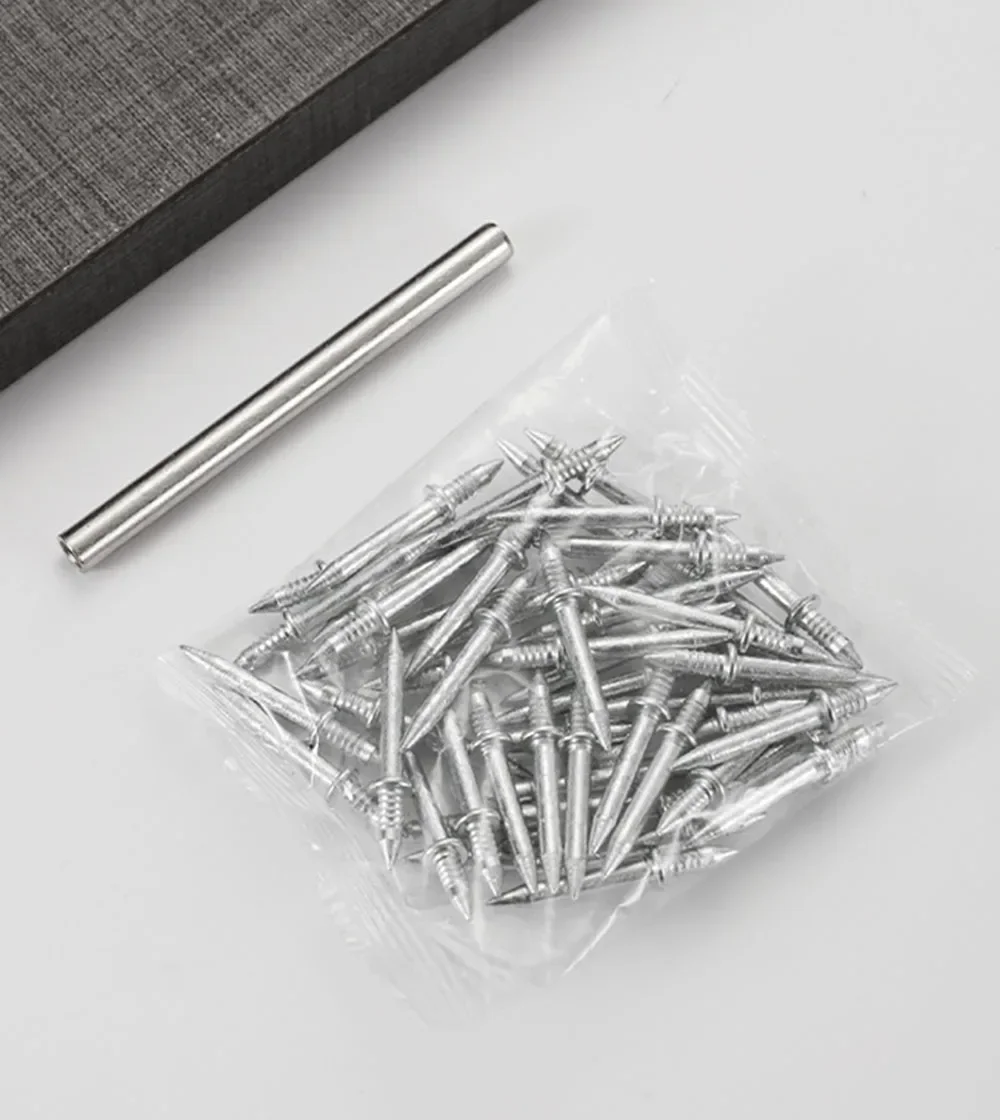 

Бесшовные двусторонние гвозди для плинтуса 100 шт.