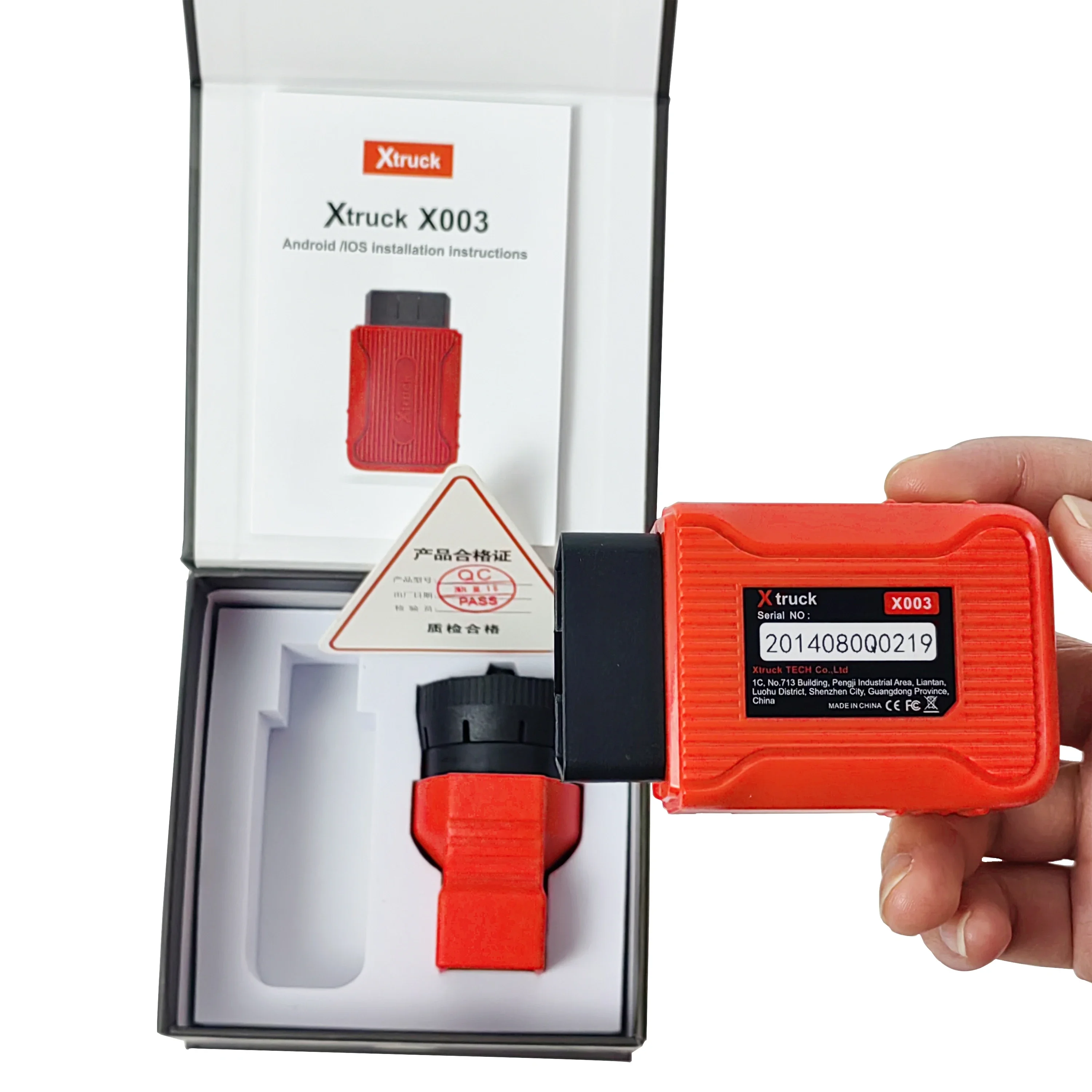 Инструмент для сканера Xtruck X003 DPF программирование ЭБУ тяжелых грузовиков