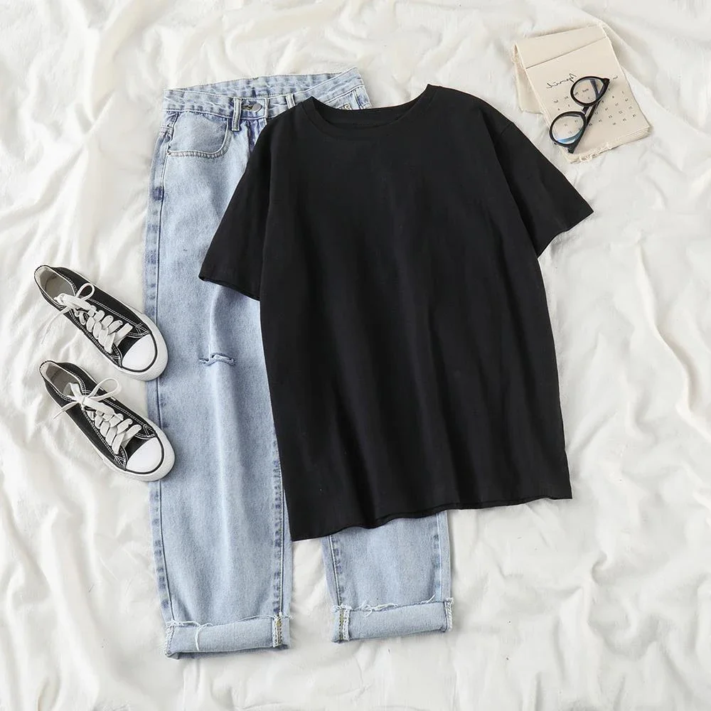 Футболка с коротким рукавом и круглым вырезом принтом барабана