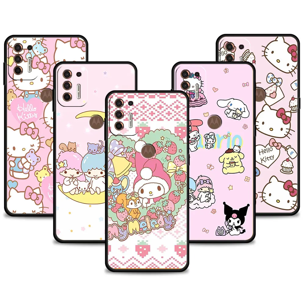 

Cartoon Sanrio kuromi Case For Motorola G31 E6s G8 Plus Power G30 20 30 Pro G60 G22 G9 Play G Stylus 2022 Bumper Back Cover